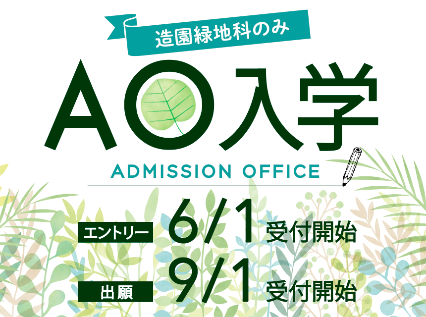 AO入学 受付開始
